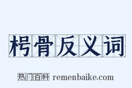 枵骨反义词是什么意思的图片